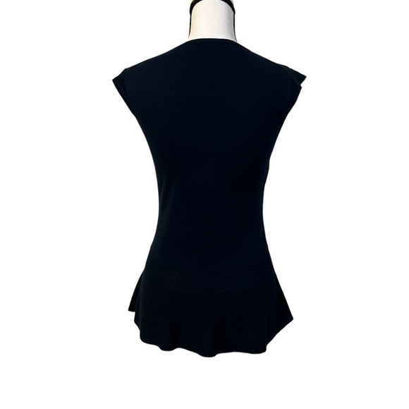 Elie Tahari Sleeveless Navy Top - Picture 2 of 10